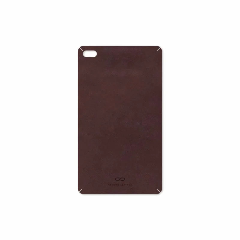 برچسب پوششی ماهوت مدل Matte-Dark-Brown-Leather مناسب برای تبلت لنوو E7