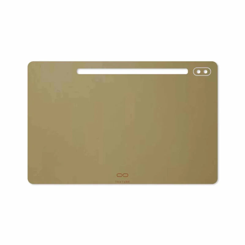 برچسب پوششی ماهوت مدل Matte-Gold مناسب برای تبلت سامسونگ Galaxy Tab S6 2019 SM-T865