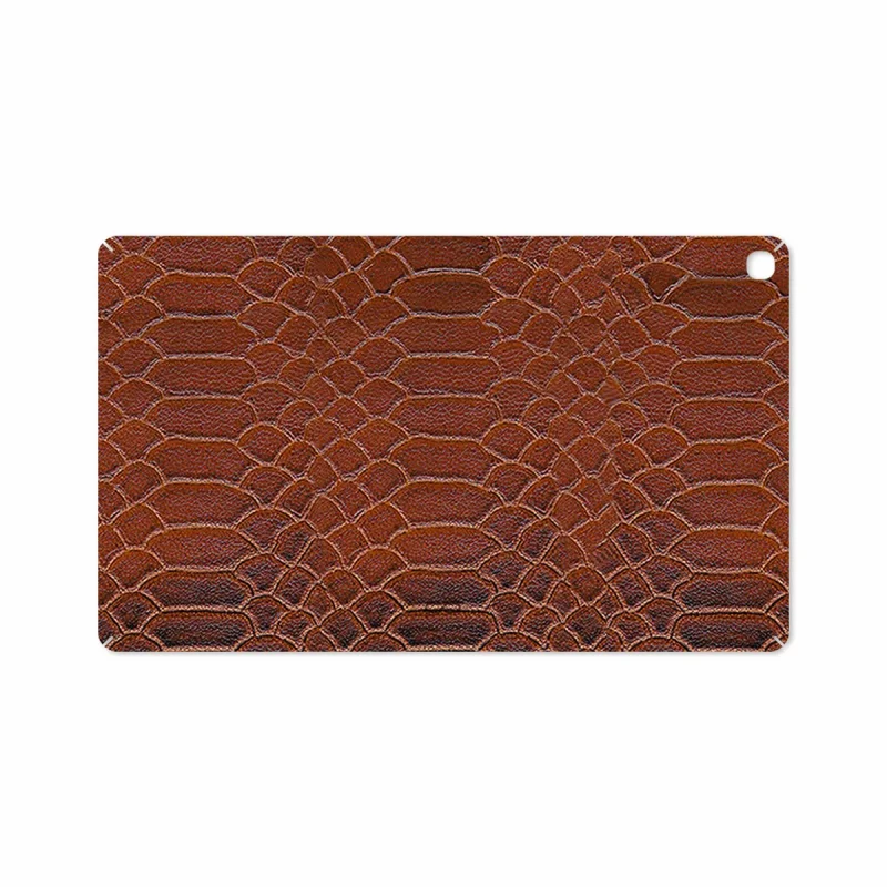 برچسب پوششی ماهوت مدل Brown-Snake-Leather مناسب برای تبلت سامسونگ Galaxy Tab A 10.1 2019 T515