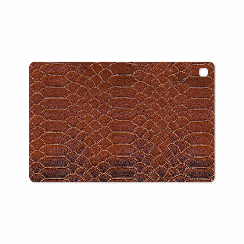 برچسب پوششی ماهوت مدل Brown-Snake-Leather مناسب برای تبلت سامسونگ Galaxy Tab S5e 10.5 2019 T725