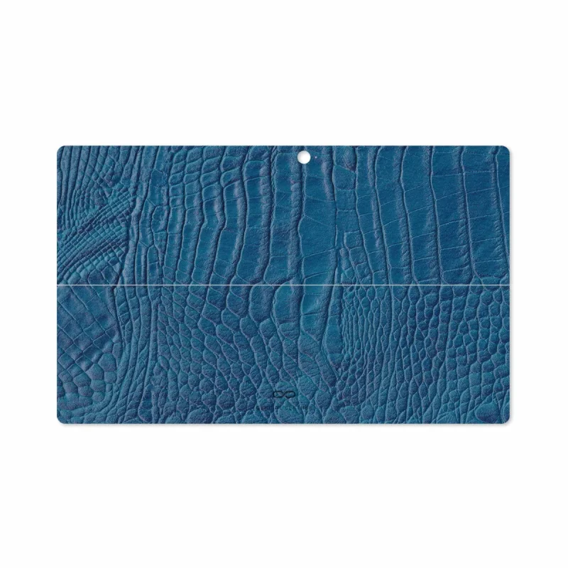 برچسب پوششی ماهوت مدل Blue-Crocodile-Leather مناسب برای تبلت مایکروسافت Surface Pro 2 2013