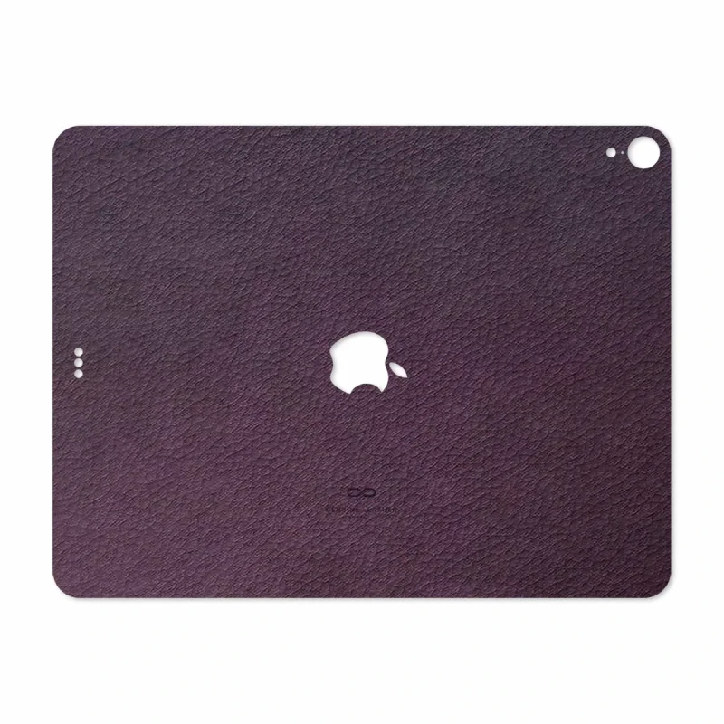 برچسب پوششی ماهوت مدل Purple-Leather مناسب برای تبلت اپل iPad Pro 12.9 (GEN 3) 2018 A1876
