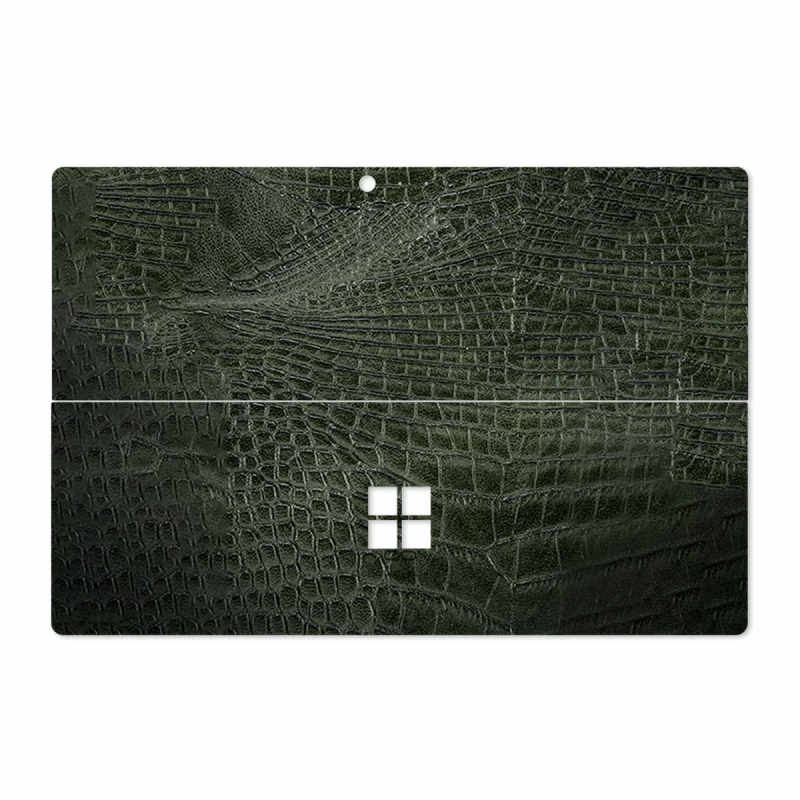 برچسب پوششی ماهوت مدل Green-Crocodile-Leather مناسب برای تبلت مایکروسافت Surface Pro 4 2015
