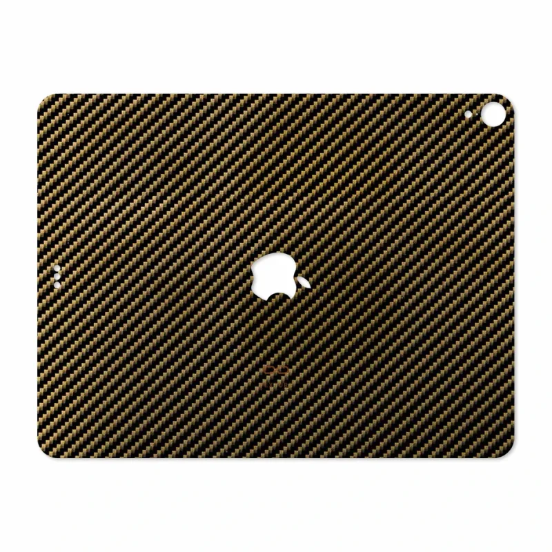 برچسب پوششی ماهوت مدل Glossy-Brown-Fiber مناسب برای تبلت اپل iPad Pro 12.9 (GEN 3) 2018 A1876