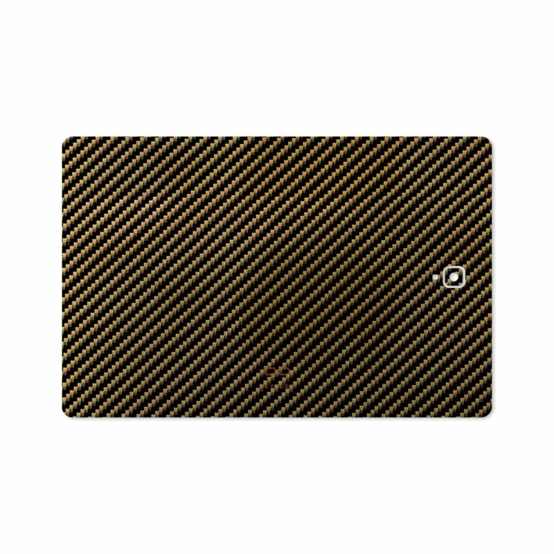 برچسب پوششی ماهوت مدل Glossy-Brown-Fiber مناسب برای تبلت سامسونگ Galaxy Tab S4 10.5 2018 T835