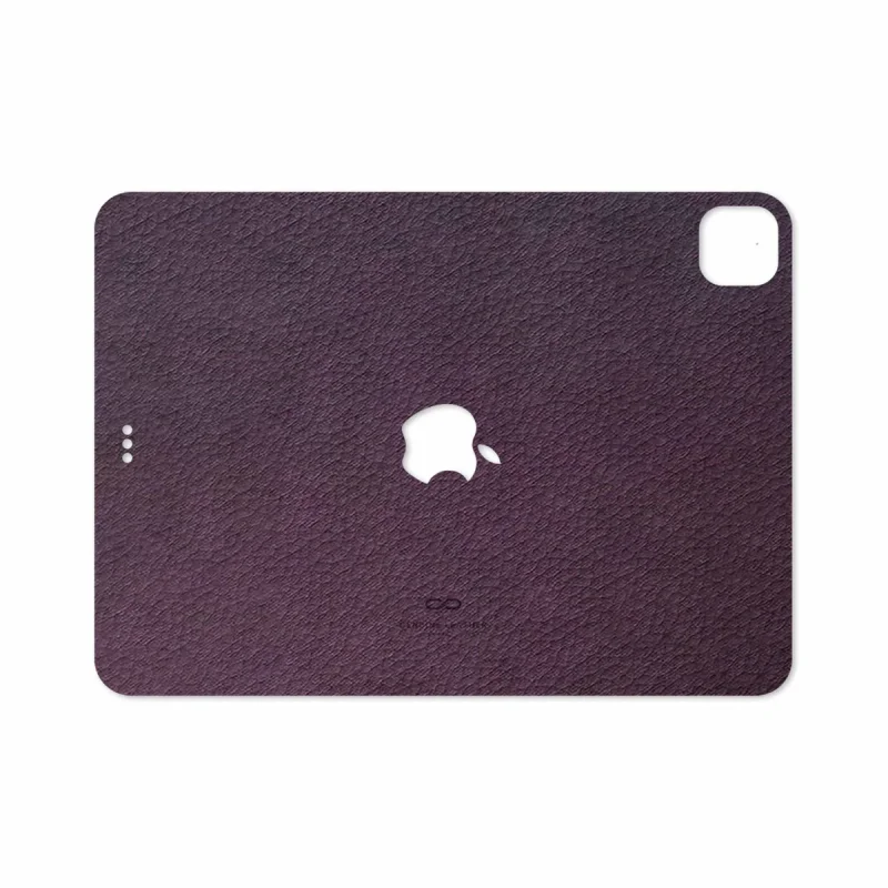 برچسب پوششی ماهوت مدل Purple-Leather مناسب برای تبلت اپل iPad Pro 11 (GEN 2) 2020 A2068