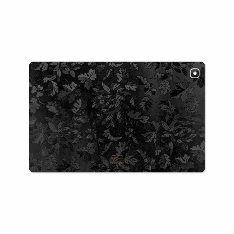 برچسب پوششی ماهوت مدل Black-Wildflower مناسب برای تبلت سامسونگ Galaxy Tab A7 10.4 LTE 2020 T505