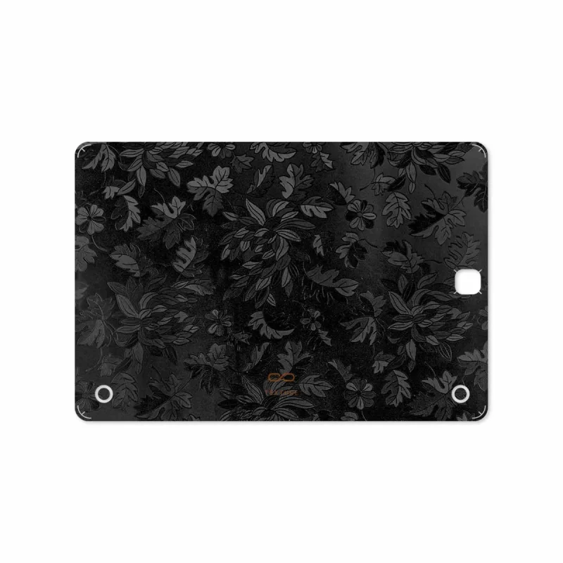 برچسب پوششی ماهوت مدل Black-Wildflower مناسب برای تبلت سامسونگ Galaxy Tab A 9.7 2015 T550