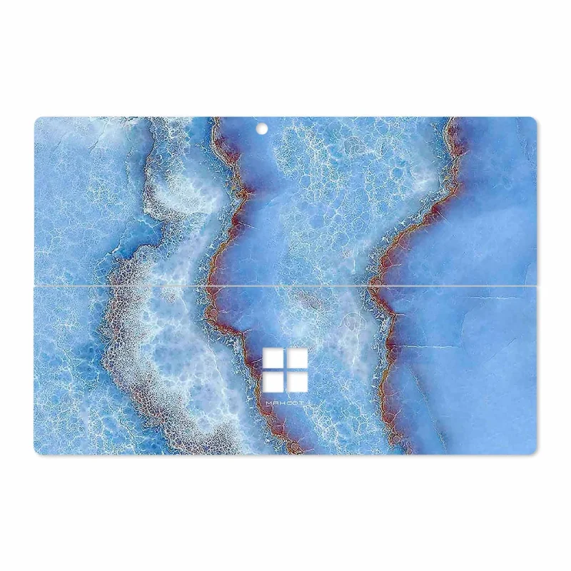 برچسب پوششی ماهوت مدل Blue Ocean Marble مناسب برای تبلت مایکروسافت Surface Pro 4 2015