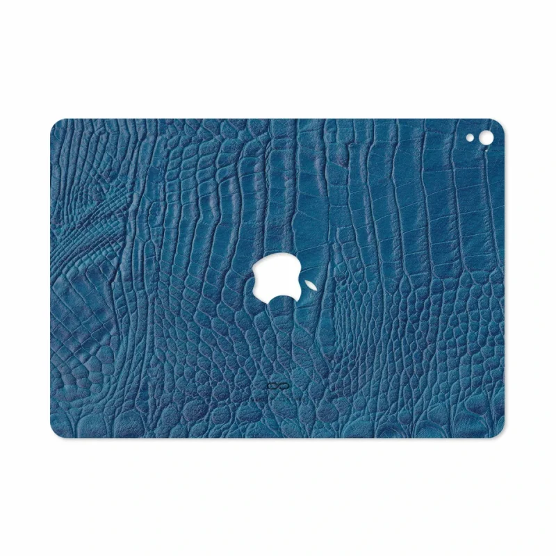برچسب پوششی ماهوت مدل Blue-Crocodile-Leather مناسب برای تبلت اپل iPad Pro 9.7 2016 A1674