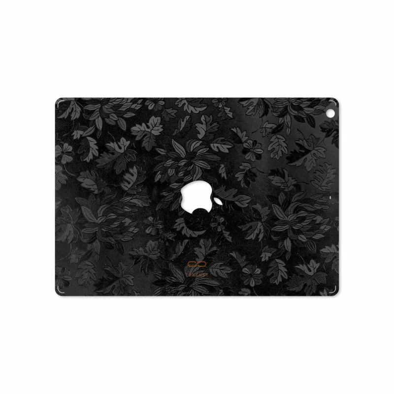 برچسب پوششی ماهوت مدل Black-Wildflower مناسب برای تبلت اپل iPad Air 2013 A1475