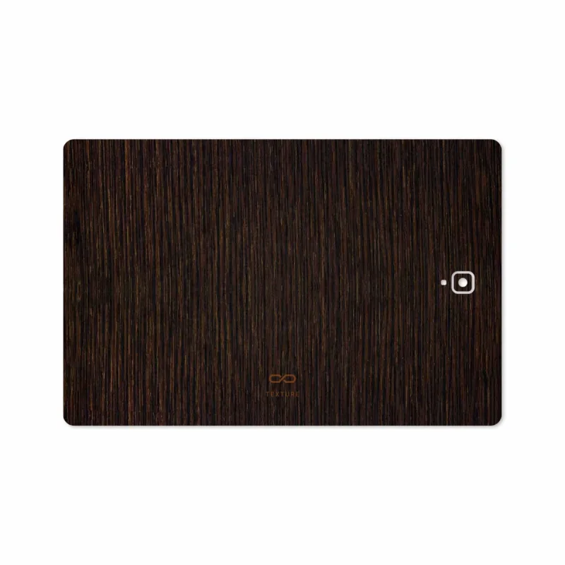 برچسب پوششی ماهوت مدل Dark-Gold-Stripes-Wood مناسب برای تبلت سامسونگ Galaxy Tab S4 10.5 2018 T830
