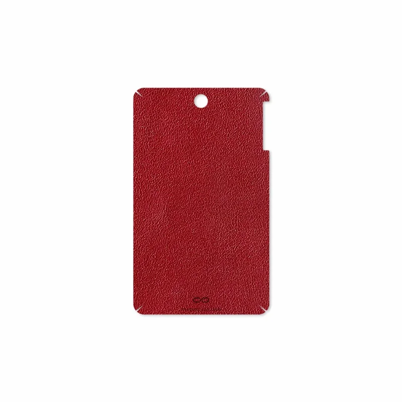 برچسب پوششی ماهوت مدل Red-Leather مناسب برای تبلت لنوو A7-50 A3500 2014