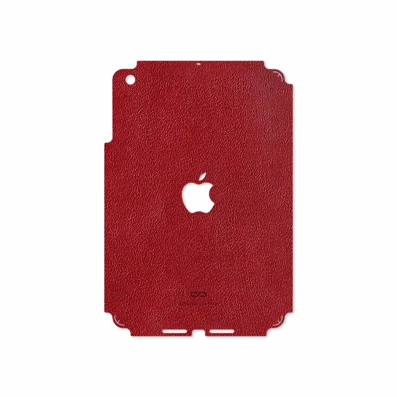 برچسب پوششی ماهوت مدل Red-Leather مناسب برای تبلت اپل iPad mini 2012 A1455