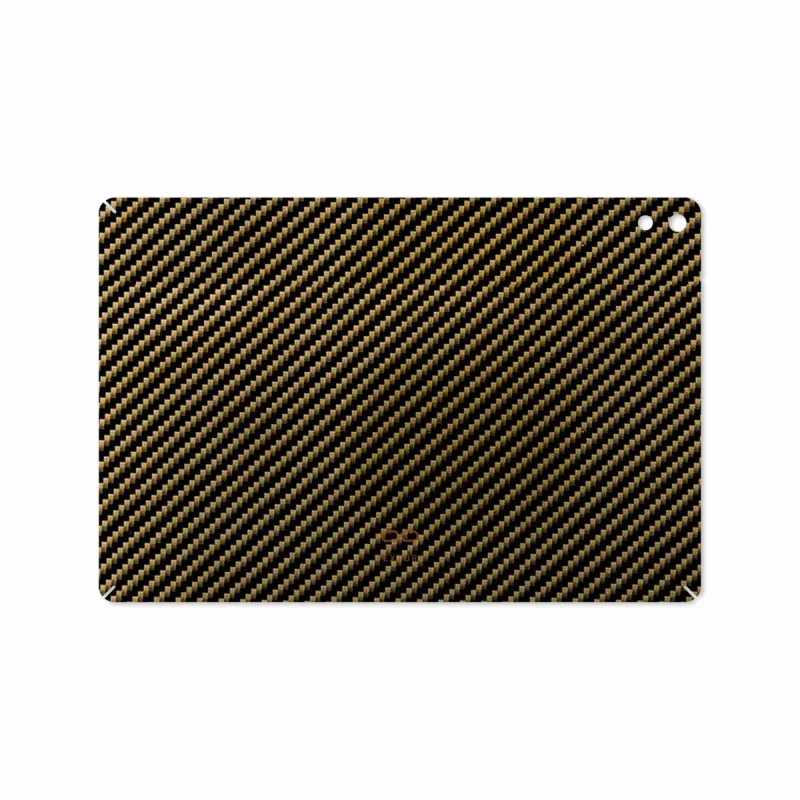 برچسب پوششی ماهوت مدل Glossy-Brown-Fiber مناسب برای تبلت اچ تی سی Nexus 9 2014