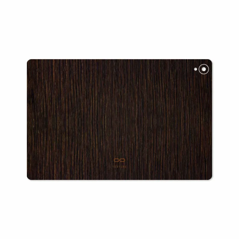 برچسب پوششی ماهوت مدل Dark-Gold-Stripes-Wood مناسب برای تبلت هوآوی Mediapad M6 10.8 2019