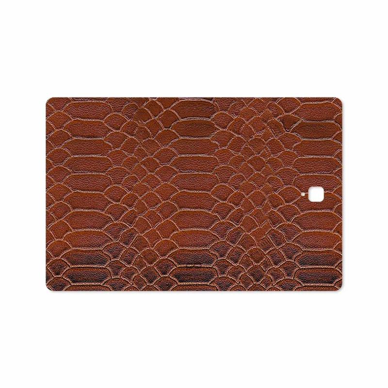 برچسب پوششی ماهوت مدل Brown-Snake-Leather مناسب برای تبلت سامسونگ Galaxy Tab S4 10.5 2018 T830