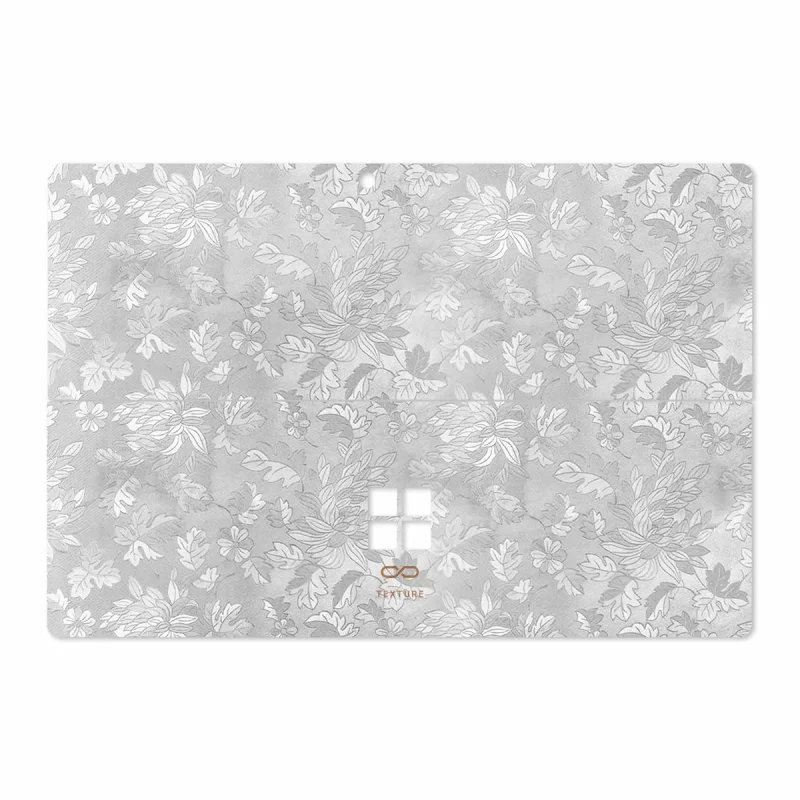 برچسب پوششی ماهوت مدل Silver-Wildflower مناسب برای تبلت مایکروسافت Surface Pro 4 2015