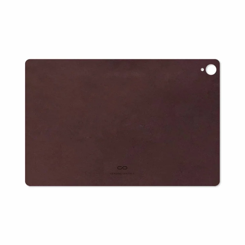 برچسب پوششی ماهوت مدل Matte-Dark-Brown-Leather مناسب برای تبلت هوآوی Mediapad M6 10.8 2019
