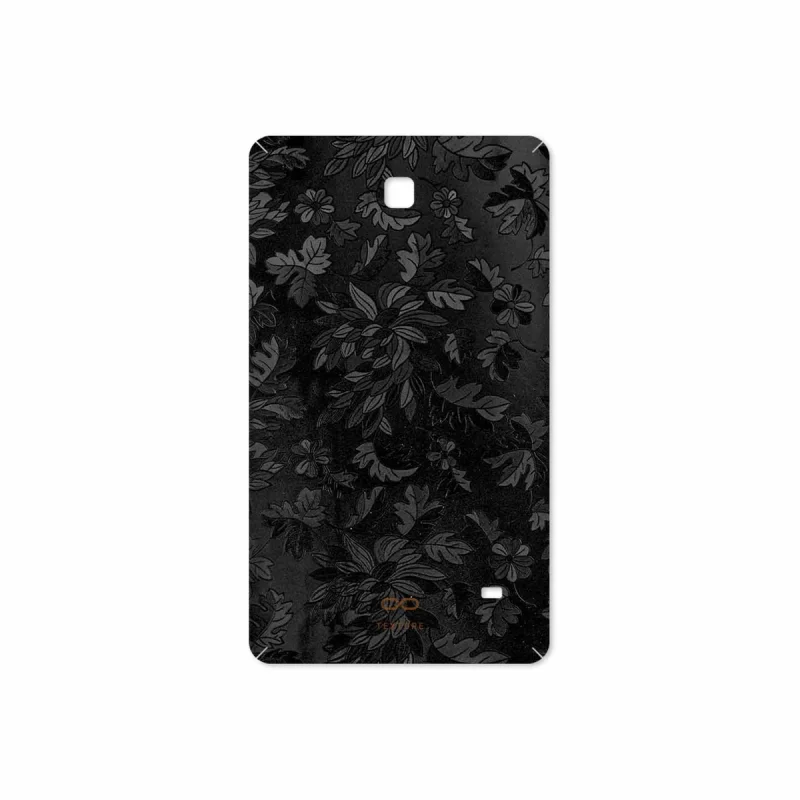 برچسب پوششی ماهوت مدل Black-Wildflower مناسب برای تبلت سامسونگ Galaxy Tab 4 7.0 2014 T230