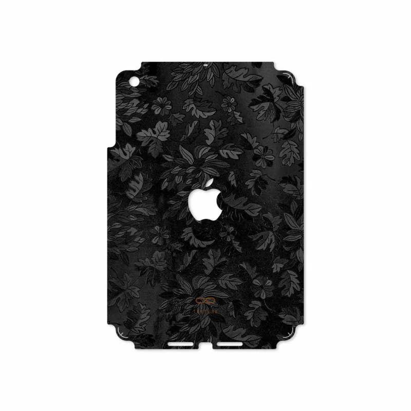 برچسب پوششی ماهوت مدل Black-Wildflower مناسب برای تبلت اپل iPad mini 2012 A1455