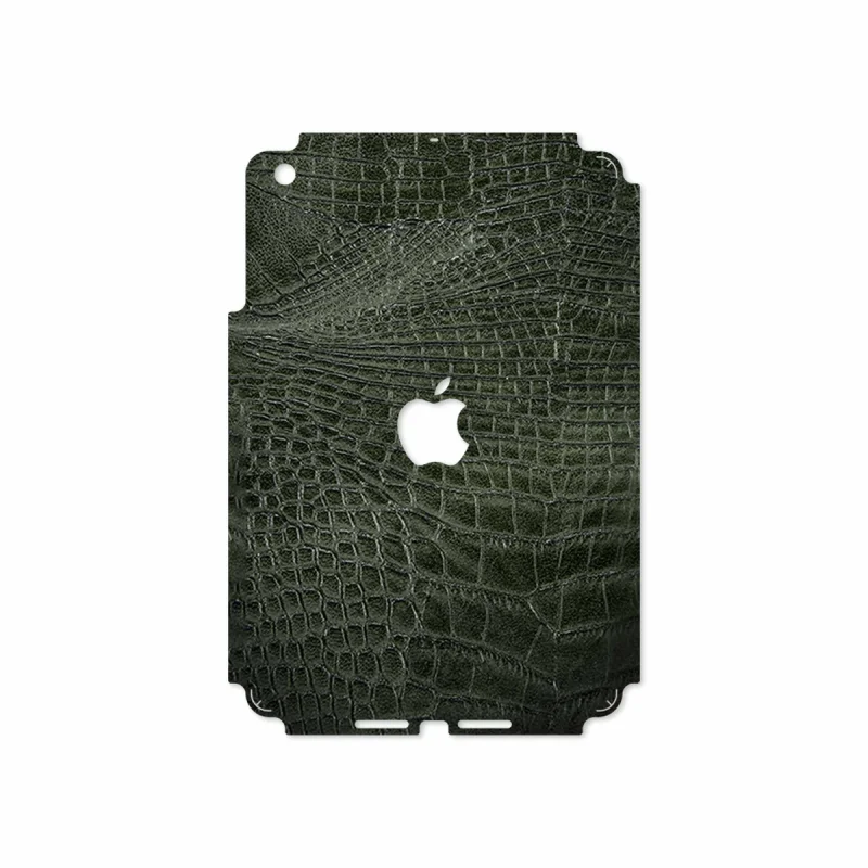 برچسب پوششی ماهوت مدل Green-Crocodile-Leather مناسب برای تبلت اپل iPad mini 2012 A1454