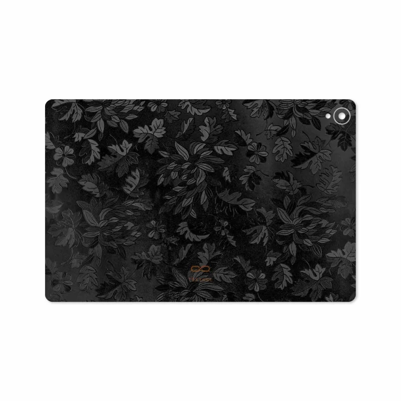 برچسب پوششی ماهوت مدل Black-Wildflower مناسب برای تبلت هوآوی Mediapad M6 10.8 2019