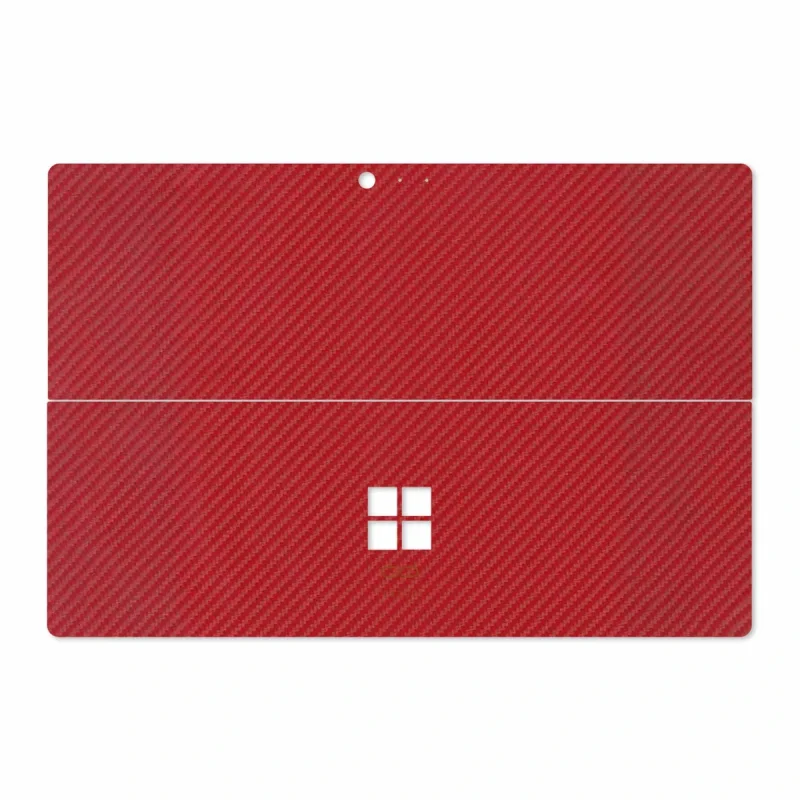 برچسب پوششی ماهوت مدل Red-Fiber مناسب برای تبلت مایکروسافت Surface Pro 4 2015