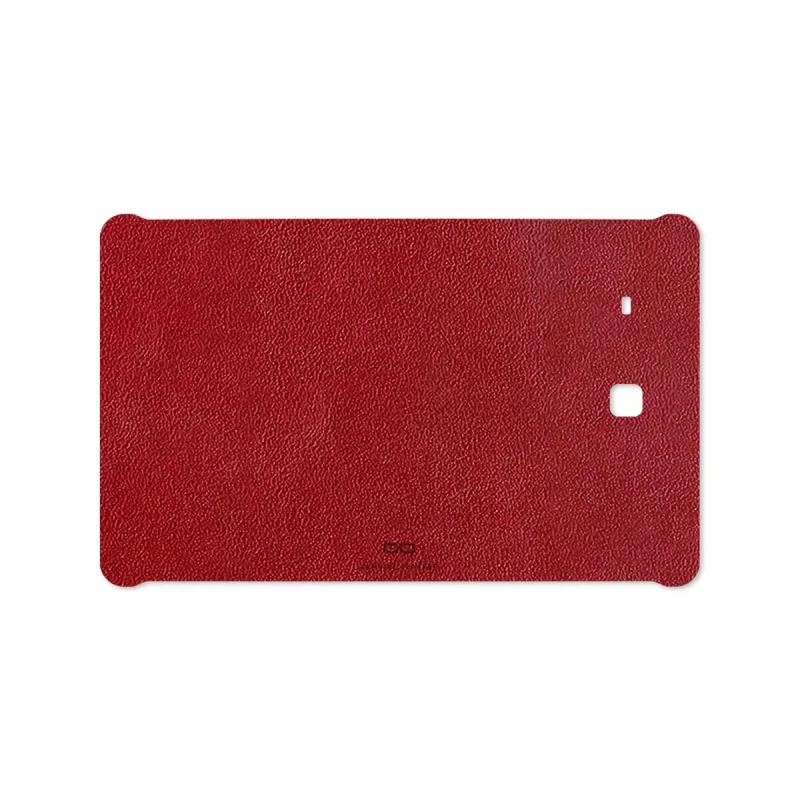 برچسب پوششی ماهوت مدل Red-Leather مناسب برای تبلت سامسونگ Galaxy Tab E 9.6 2015 T561