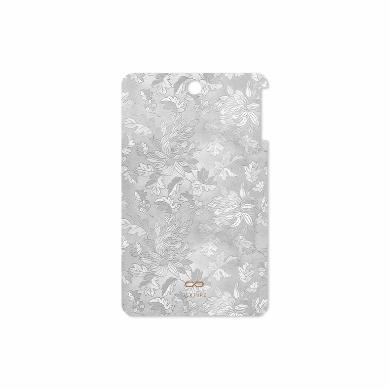 برچسب پوششی ماهوت مدل Silver-Wildflower مناسب برای تبلت لنوو A7-50 A3500 2014