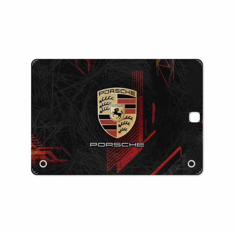 برچسب پوششی ماهوت مدل Porsche-Logo مناسب برای تبلت سامسونگ Galaxy Tab A 9.7 2015 T550
