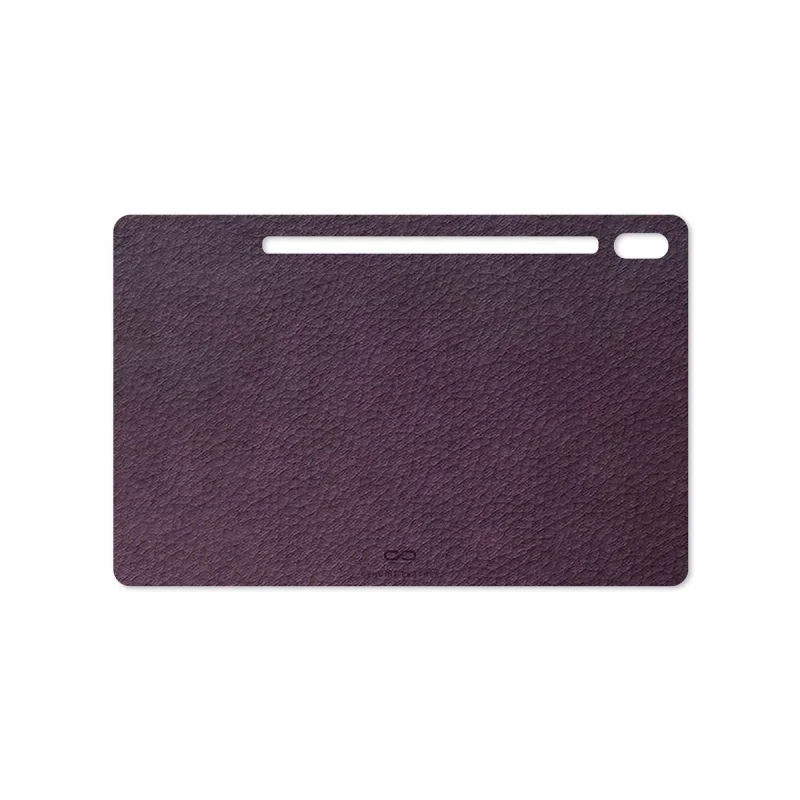 برچسب پوششی ماهوت مدل Purple-Leather مناسب برای تبلت سامسونگ Galaxy Tab S6 2019 SM-T860