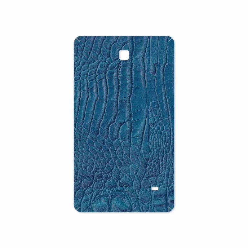 برچسب پوششی ماهوت مدل Blue-Crocodile-Leather مناسب برای تبلت سامسونگ Galaxy Tab 4 7.0 2014 T230