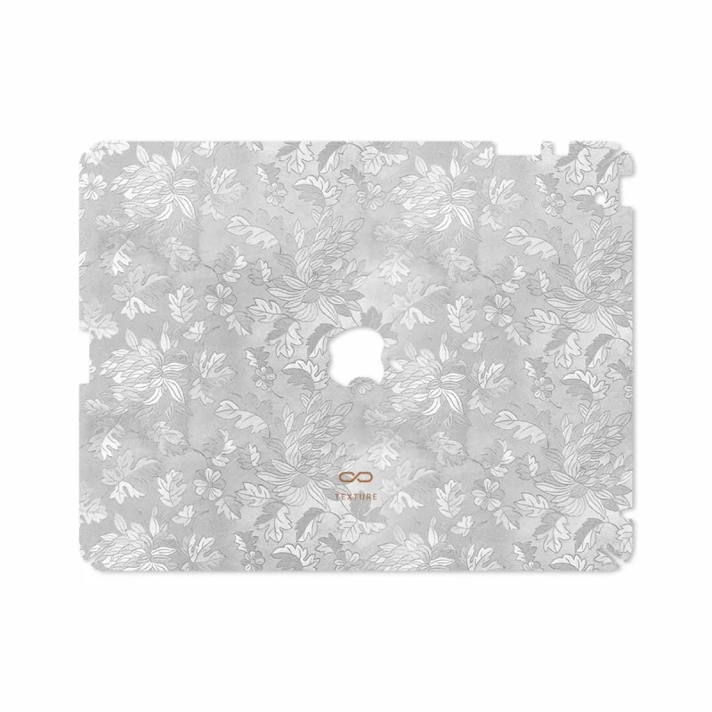 برچسب پوششی ماهوت مدل Silver-Wildflower مناسب برای تبلت اپل iPad 2 2011 A1397