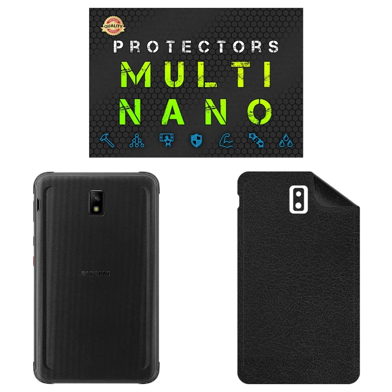 برچسب پوششی مولتی نانو طرح چرم مدل X-F1L مناسب برای تبلت سامسونگ Galaxy Tab Active 3 T575 8 inch 2020