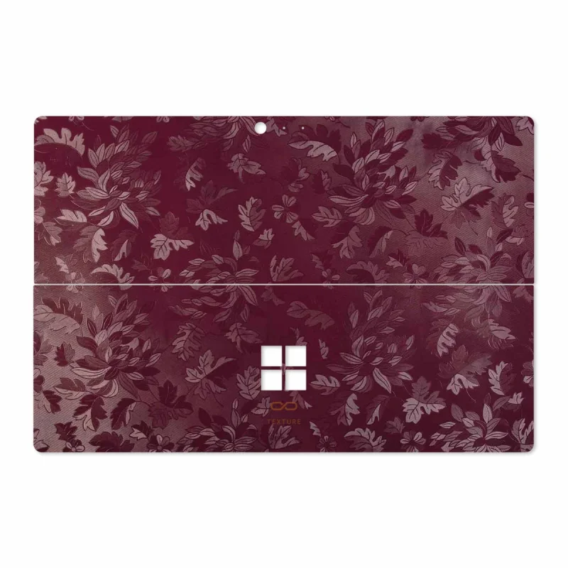 برچسب پوششی ماهوت مدل Red-Wildflower مناسب برای تبلت مایکروسافت Surface Pro 4 2015