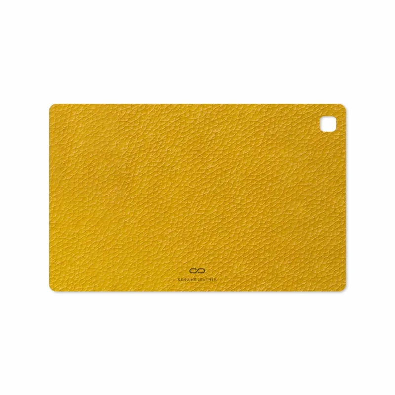 برچسب پوششی ماهوت مدل Mustard-Leather مناسب برای تبلت سامسونگ Galaxy Tab A7 10.4 LTE 2020 T505