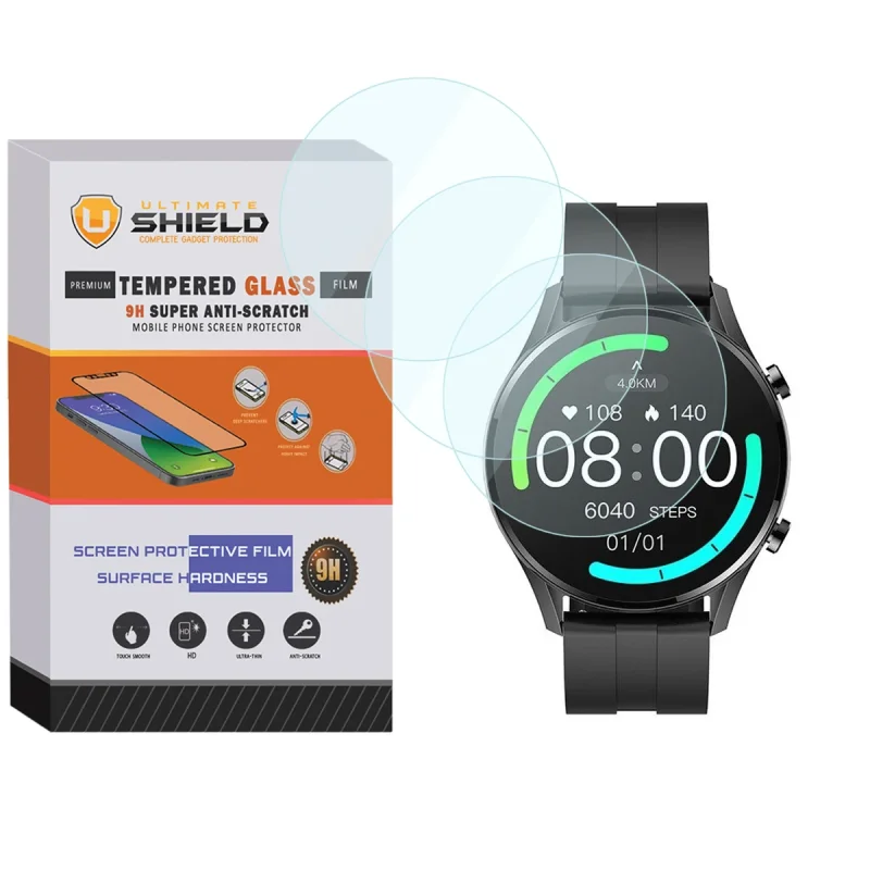محافظ صفحه نمایش  آلتیمیت شیلد مدل SH-UL مناسب برای ساعت هوشمند ایمیلب W12 بسته سه عددی