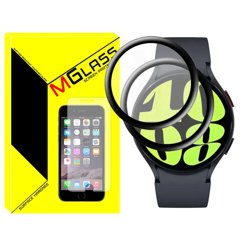 محافظ صفحه نمایش نانو ام‌گلس مدل NMG مناسب برای ساعت هوشمند سامسونگ Galaxy Watch 6 Classic 47mm بسته دو عددی