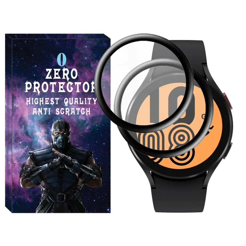 محافظ صفحه نمایش نانو زیرو مدل Pmma-ZR مناسب برای ساعت هوشمند سامسونگ Galaxy Watch 4 44mm بسته دو عددی