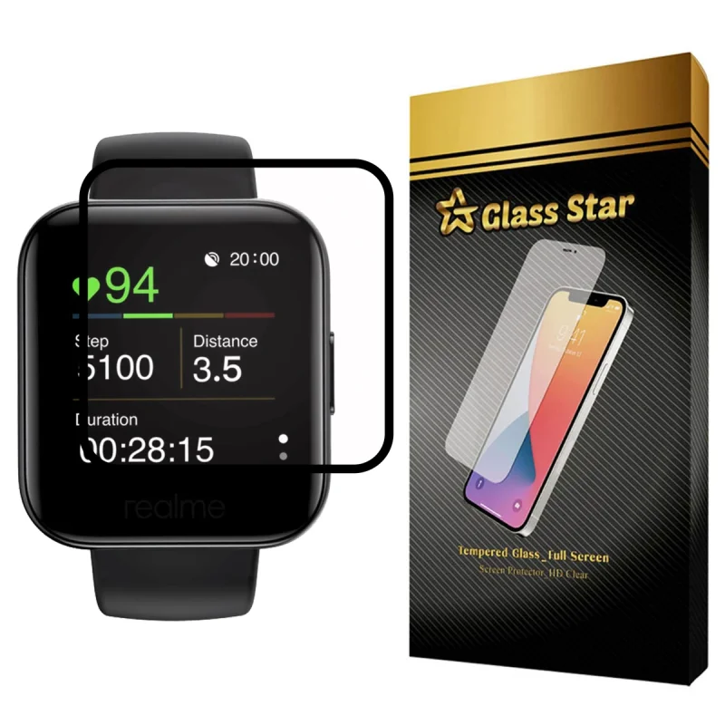 محافظ صفحه نمایش گلس استار مدل PMGA مناسب برای ساعت هوشمند ریلمی smart watch