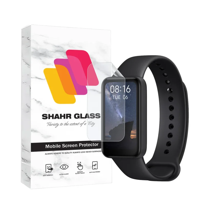 محافظ صفحه نمایش هیدروژل شهر گلس مدل MTBWSH مناسب برای ساعت هوشمند شیائومی  Redmi Smart Band Pro