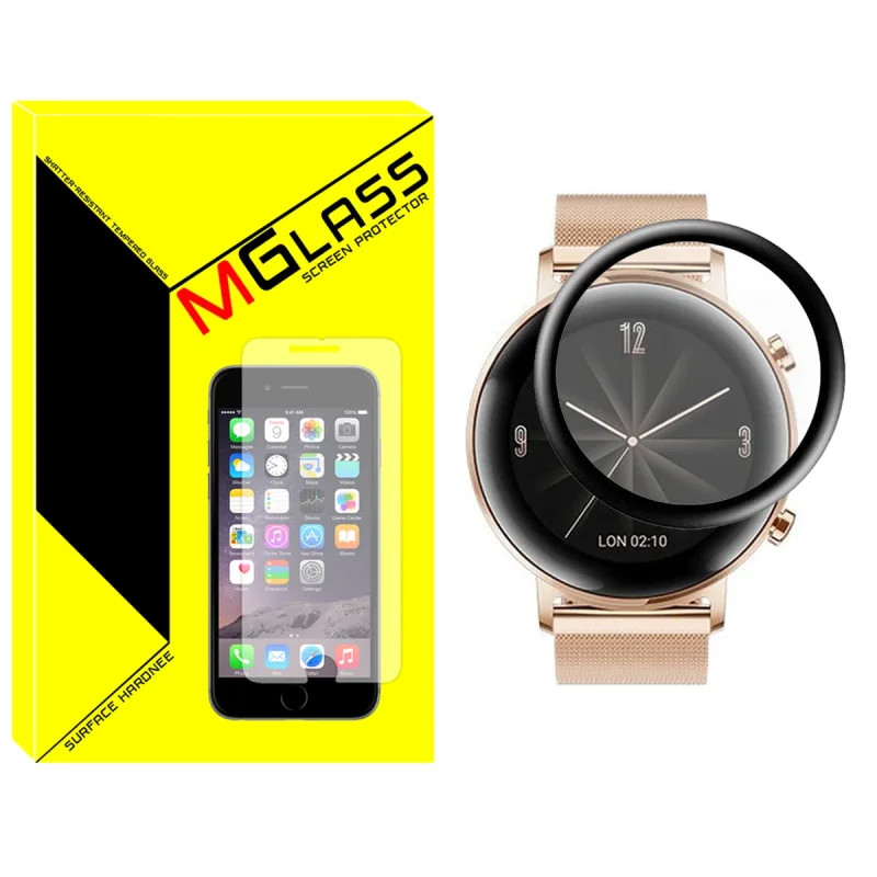 محافظ صفحه نمایش نانو ام‌گلس مدل Pmma-MG مناسب برای ساعت هوشمند هوآوی GT2 42mm