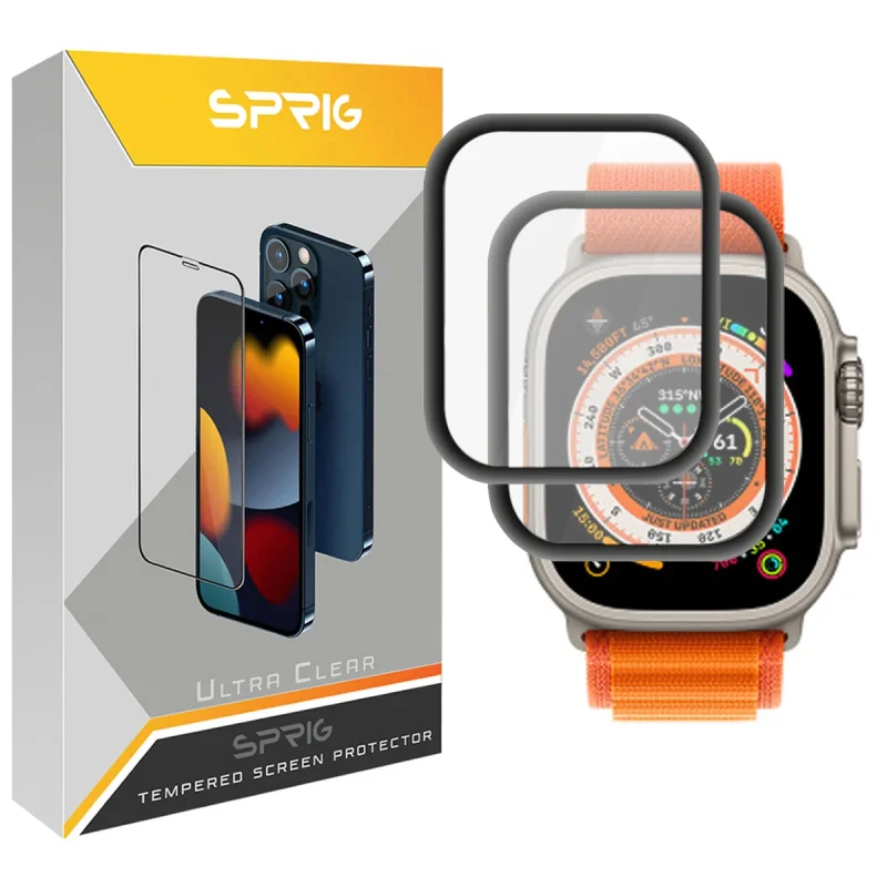 محافظ صفحه نمایش نانو اسپریگ مدل SPG مناسب برای ساعت هوشمند هاینو تکو T93 Ultra Max بسته دو عددی