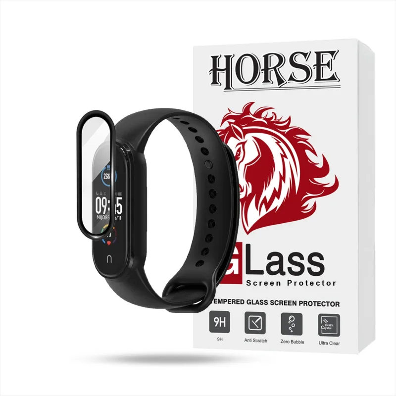 محافظ صفحه نمایش هورس مدل PMMWH مناسب برای ساعت هوشمند شیائومی Mi Band 6