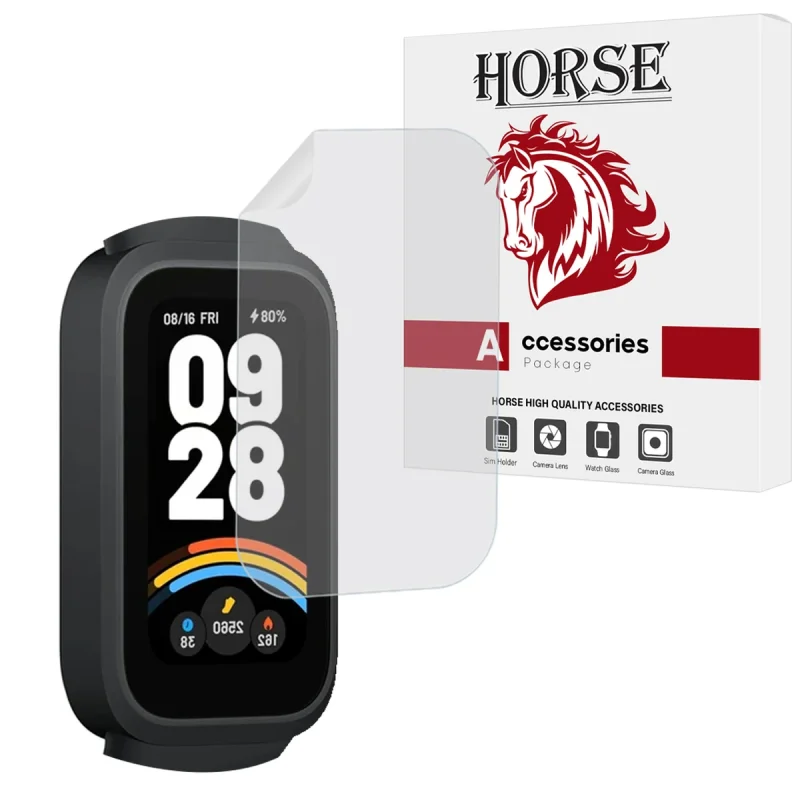 محافظ صفحه نمایش هورس مدل NNOH20 مناسب برای ساعت هوشمند شیائومی Mi band 9 Active