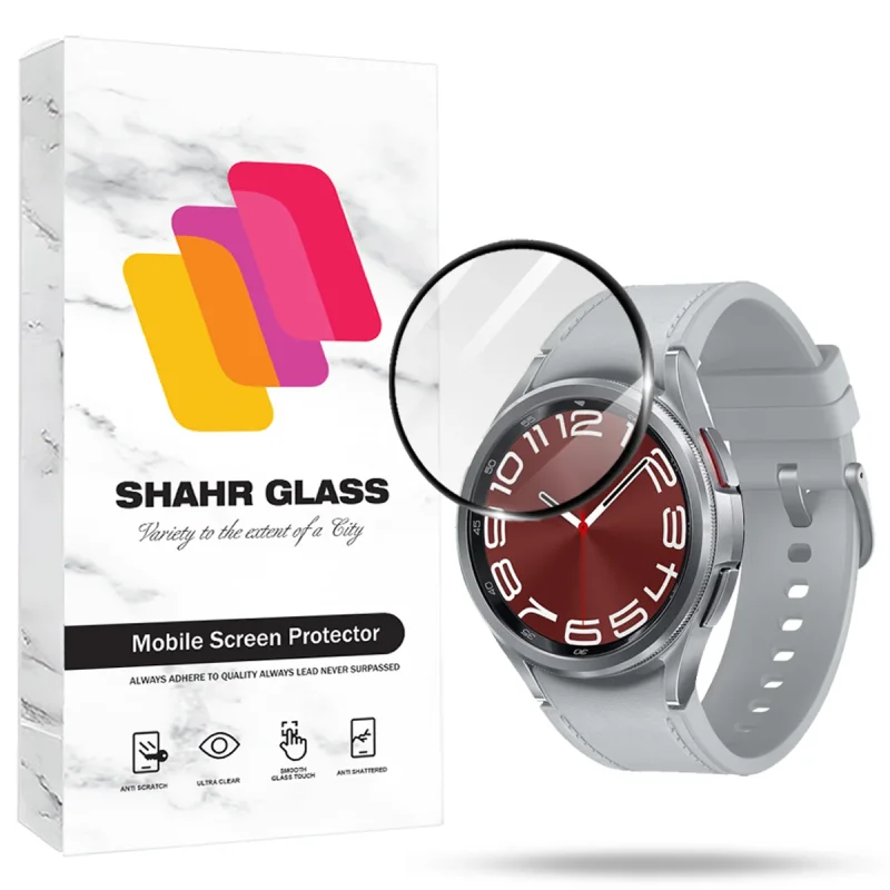 محافظ صفحه نمایش شهر گلس مدل PMMS20 مناسب برای ساعت هوشمند سامسونگ Galaxy Watch 6 Classic 43mm