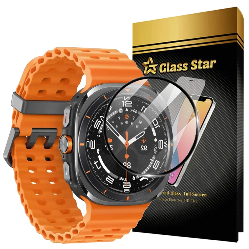 محافظ صفحه نمایش گلس استار مدل GWPM مناسب برای ساعت هوشمند سامسونگ Galaxy Watch Ultra / SM-L705F