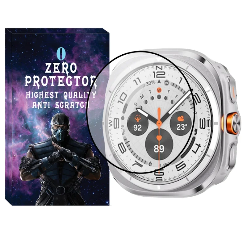 محافظ صفحه نمایش زیرو مدل Pmma-ZR مناسب برای ساعت هوشمند سامسونگ Galaxy Watch 7 Ultra 47mm
