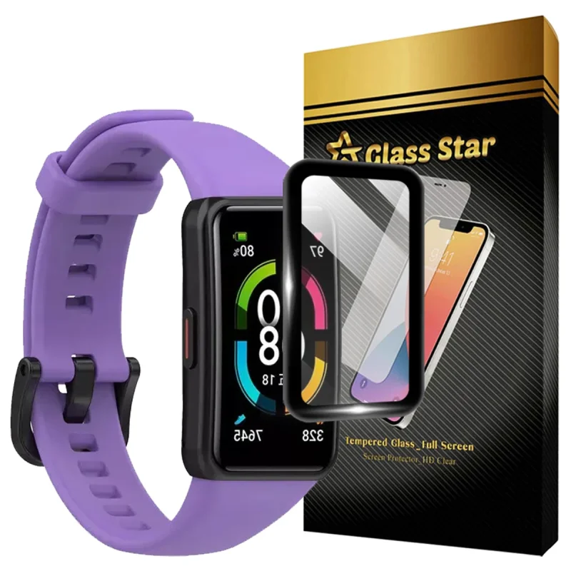 محافظ صفحه نمایش گلس استار مدل GWPM مناسب برای ساعت هوشمند هوآوی Band 6